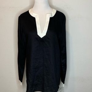 Lauren Ralph Lauren LRL Womens Linen Blouse